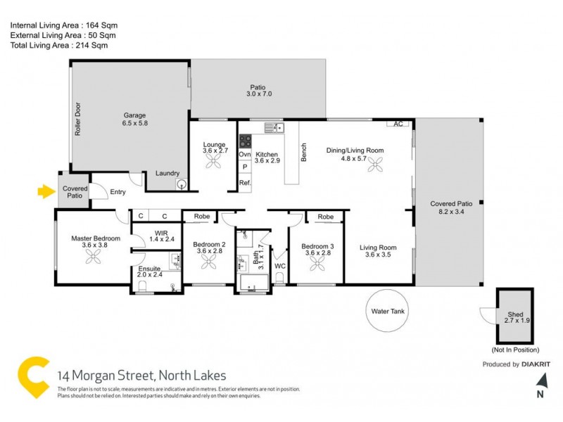 14 Morgan Street, North Lakes QLD 4509 Floorplan