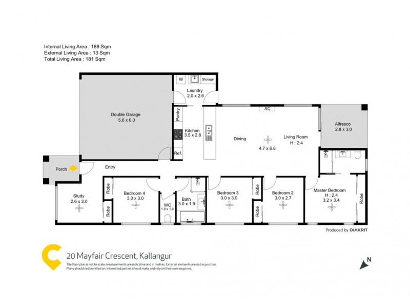 20 Mayfair Crescent, Kallangur QLD 4503 Floorplan