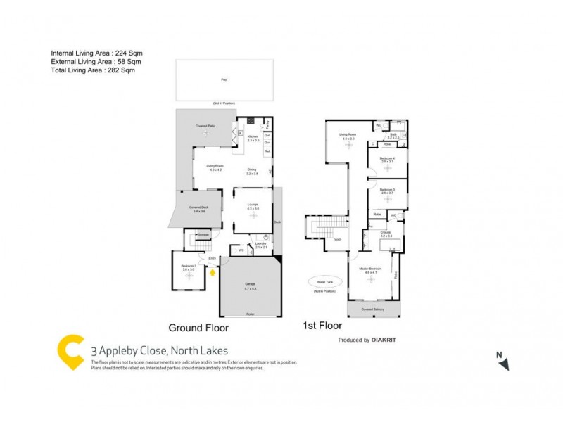 3 Appleby Close, North Lakes QLD 4509 Floorplan
