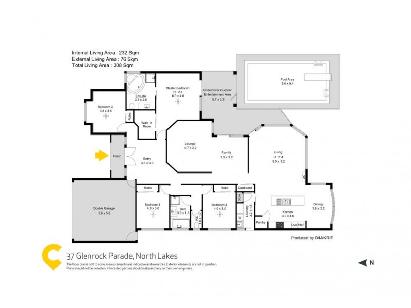 37 Glenrock Parade, North Lakes QLD 4509 Floorplan