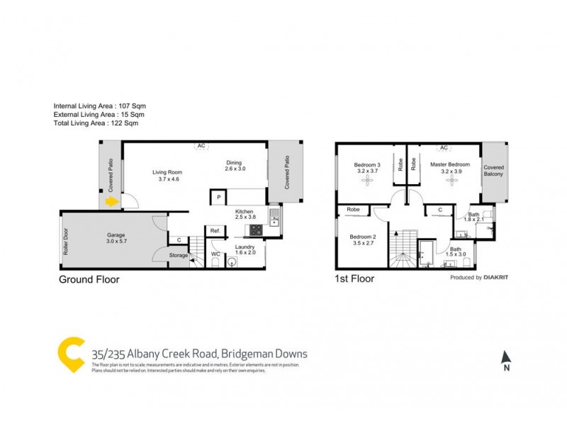 35/235 Albany Creek Road, Bridgeman Downs QLD 4035 Floorplan