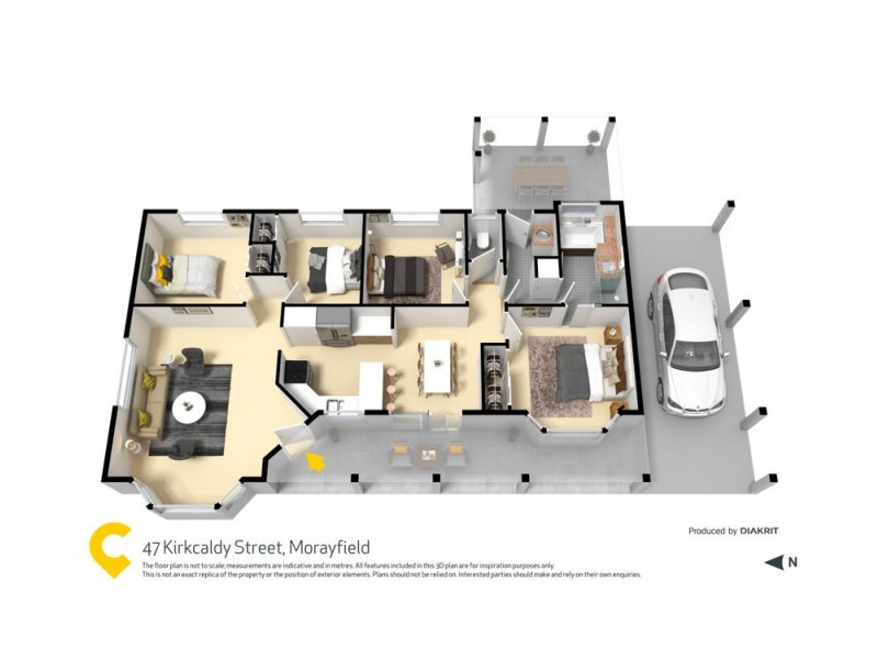 47 Kirkcaldy Street, Morayfield QLD 4506 Floorplan