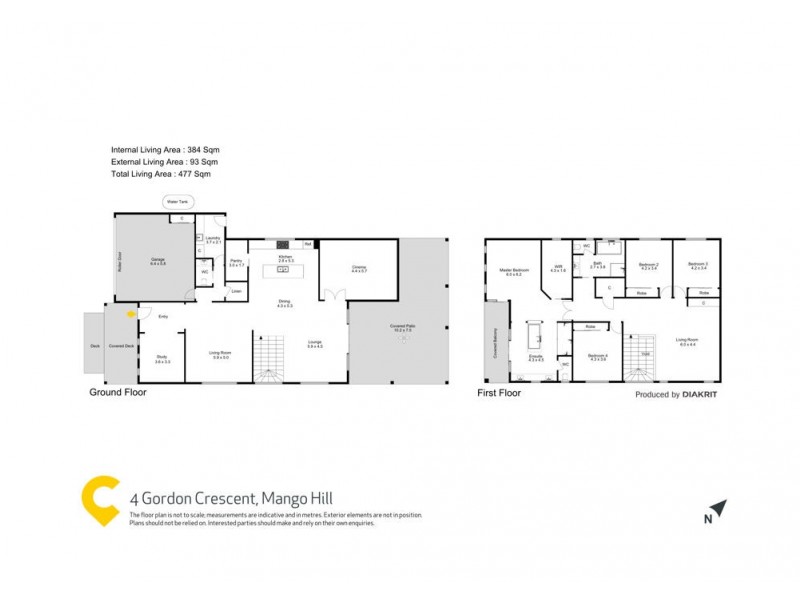 4 Gordon Crescent, Mango Hill QLD 4509 Floorplan