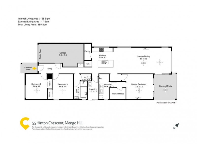 55 Hinton Crescent, Mango Hill QLD 4509 Floorplan