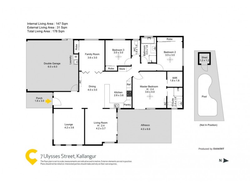 7 Ulysses Street, Kallangur QLD 4503 Floorplan