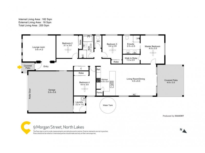 9 Morgan Street, North Lakes QLD 4509 Floorplan