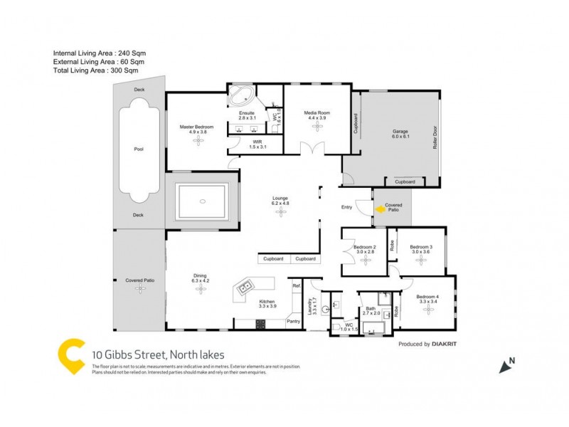 10 Gibbs Street, North Lakes QLD 4509 Floorplan