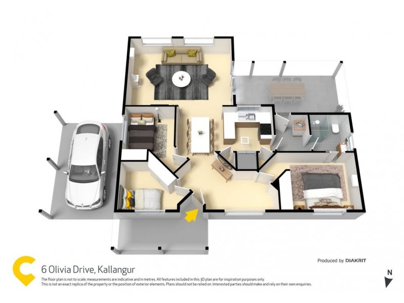 6 Olivia Drive, Kallangur QLD 4503 Floorplan