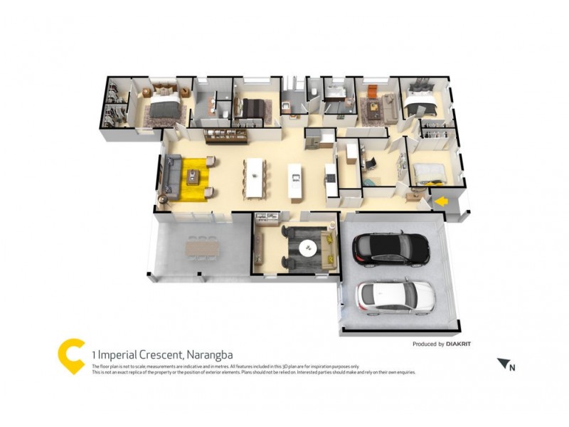 1 Imperial Crescent, Narangba QLD 4504 Floorplan