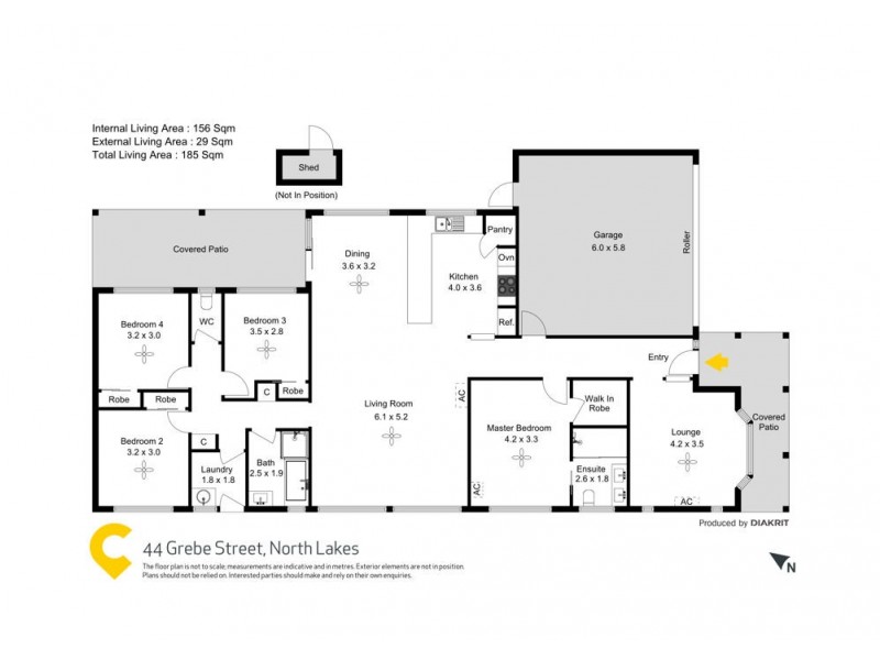 44 Grebe Circuit, North Lakes QLD 4509 Floorplan