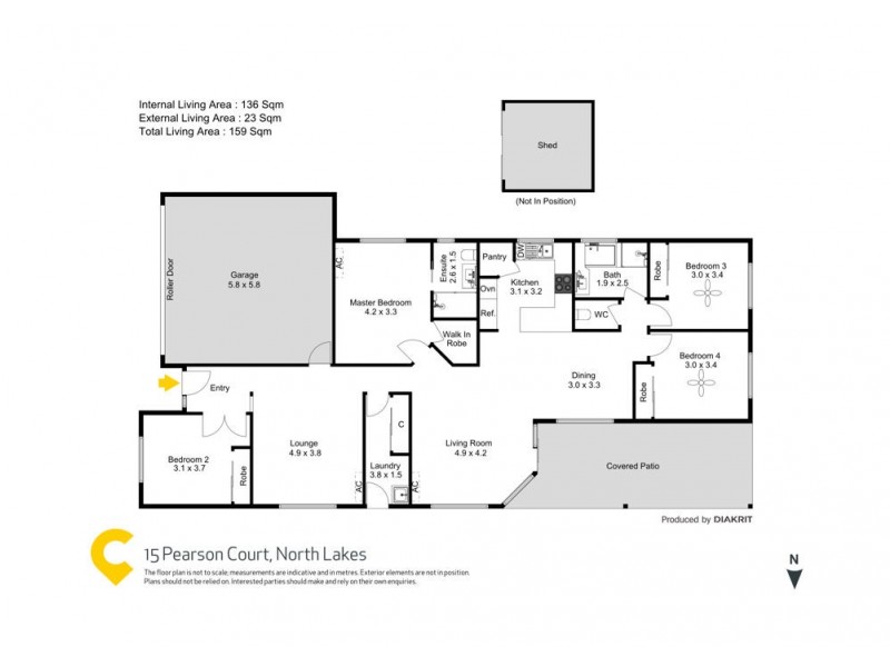 15 Pearson Court, North Lakes QLD 4509 Floorplan