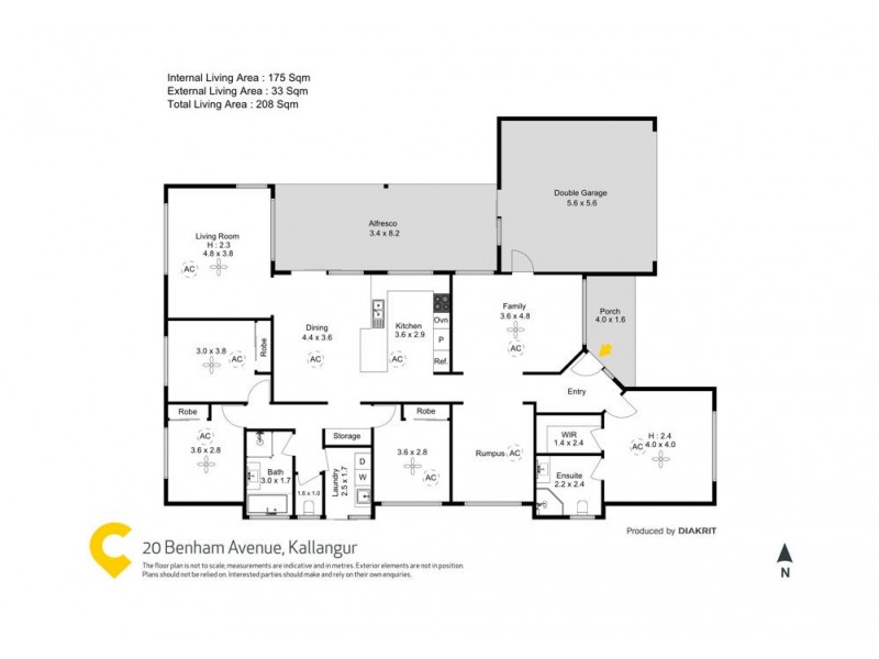 20 Benham Avenue, Kallangur QLD 4503 Floorplan