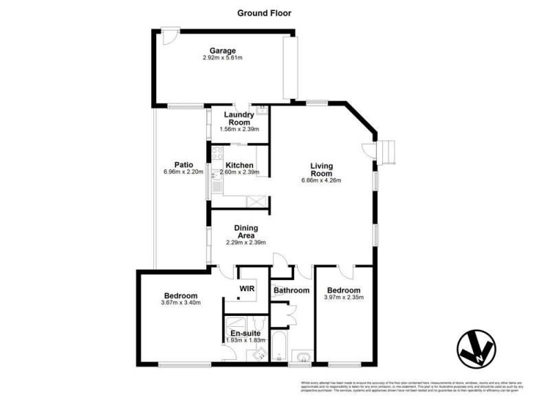 1/17 Dix Street, Redcliffe QLD 4020 Floorplan