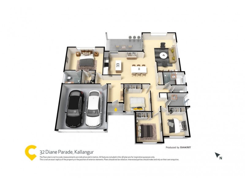 32 Diane Parade, Kallangur QLD 4503 Floorplan
