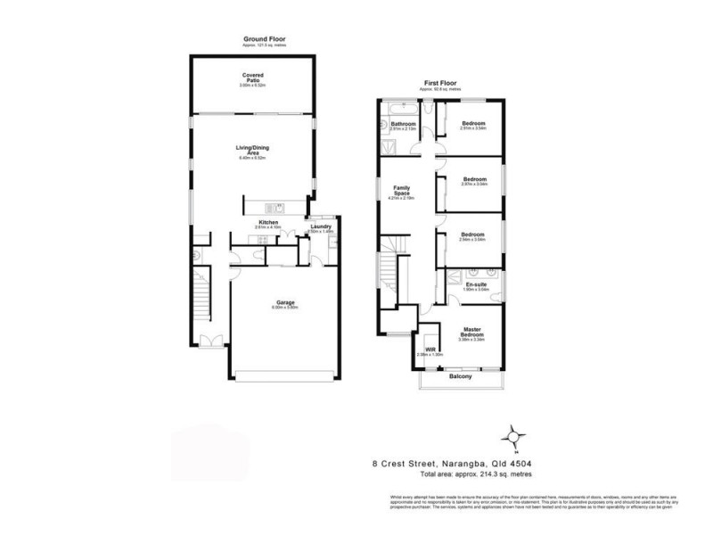 8 Crest Street, Narangba QLD 4504 Floorplan
