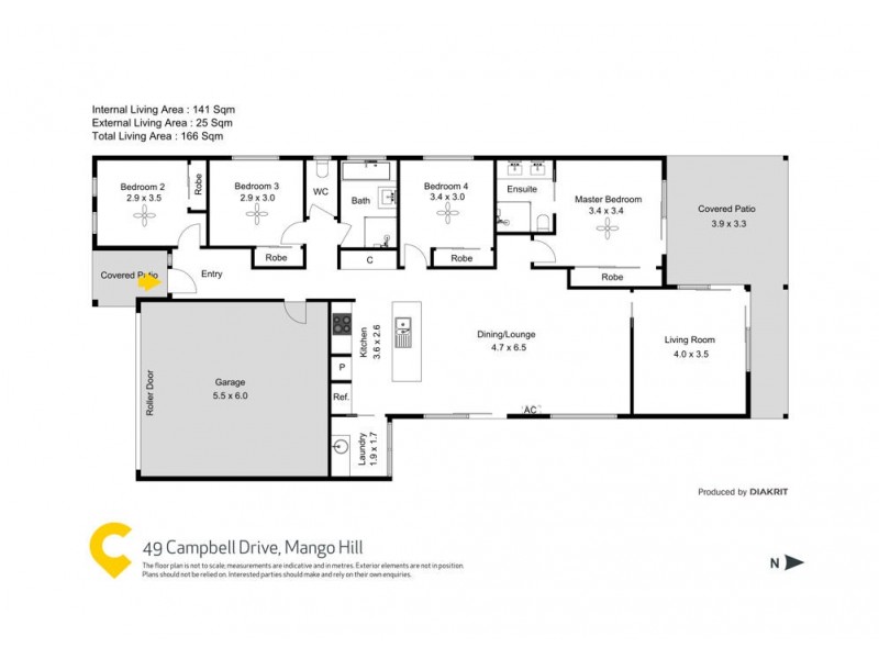 49 Campbell Drive, Mango Hill QLD 4509 Floorplan