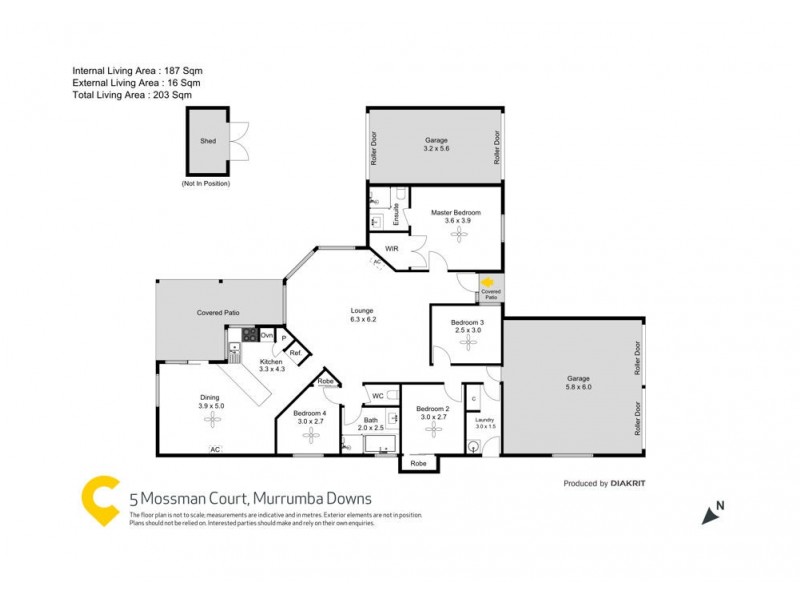 5 Mossman Court, Murrumba Downs QLD 4503 Floorplan