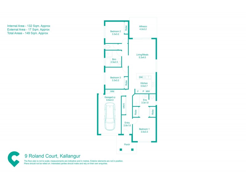 9 Roland Court, Kallangur QLD 4503 Floorplan