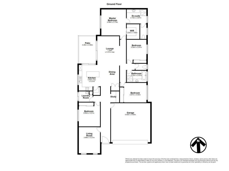 13 Cooloola Crescent, North Lakes QLD 4509 Floorplan