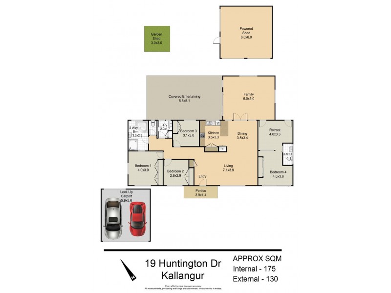 19 Huntington Drive, Kallangur QLD 4503 Floorplan