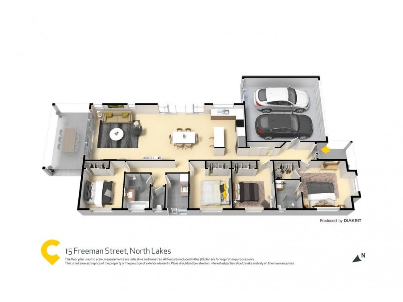 15 Freeman Street, North Lakes QLD 4509 Floorplan