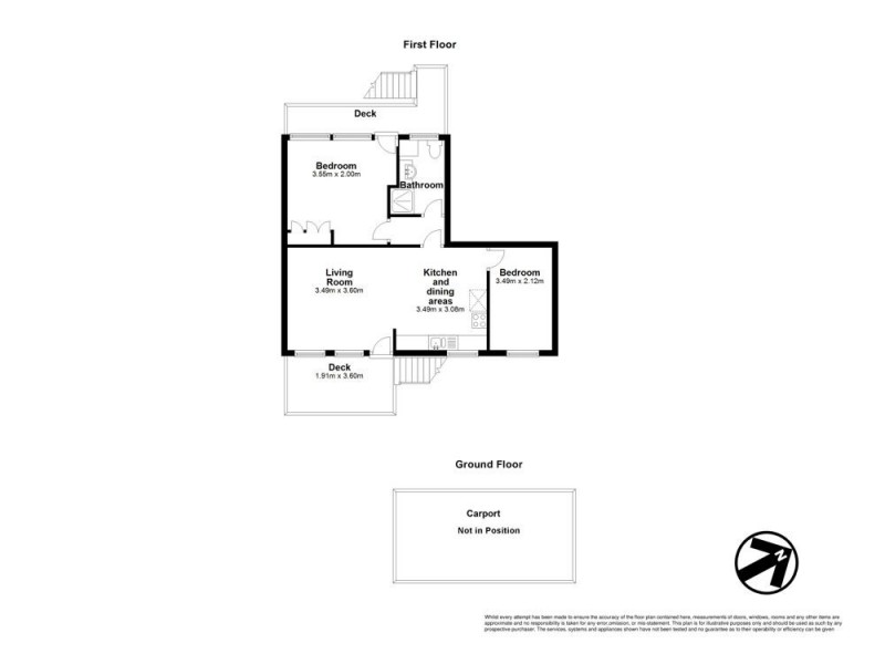 2/2 Baynes Street, Margate QLD 4019 Floorplan