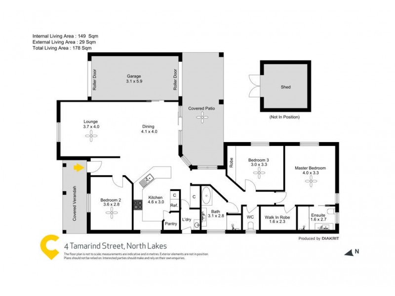 4 Tamarind Street, North Lakes QLD 4509 Floorplan