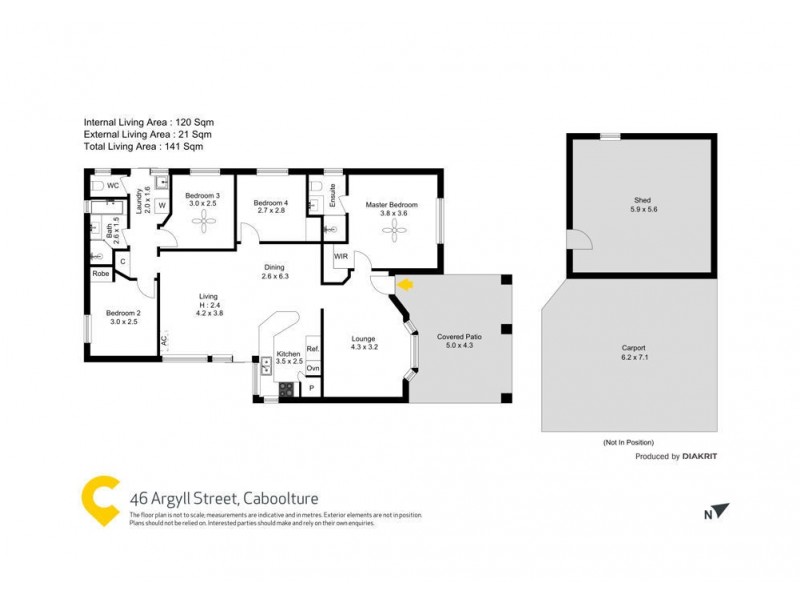 46 Argyll Street, Caboolture QLD 4510 Floorplan