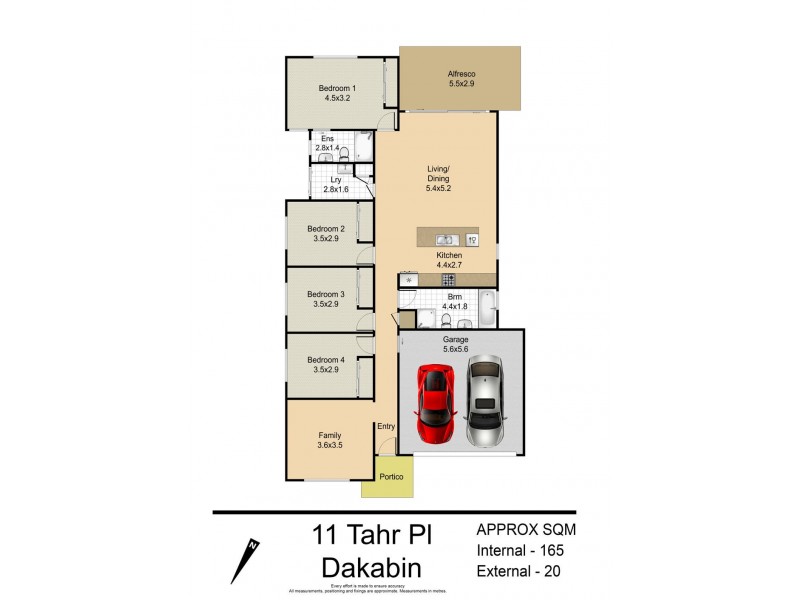 11 Tahr Place, Dakabin QLD 4503 Floorplan