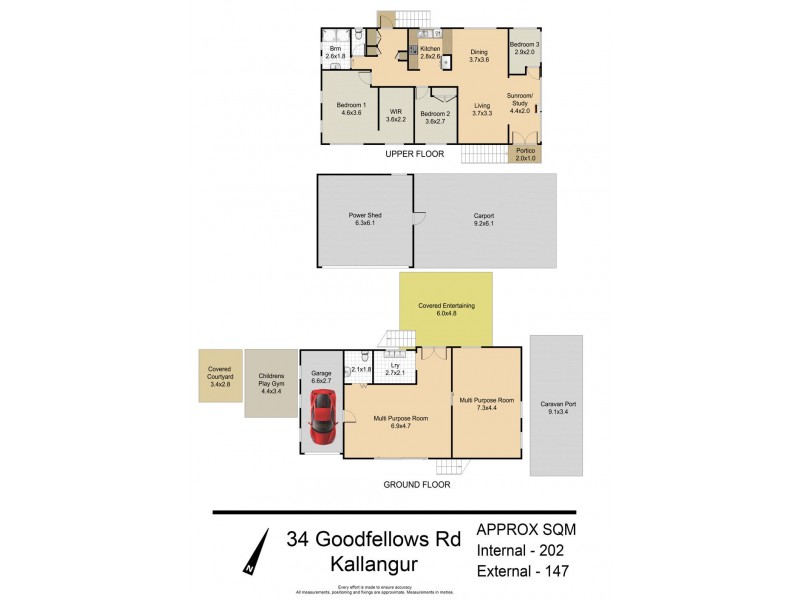 34 Goodfellows Road, Kallangur QLD 4503 Floorplan