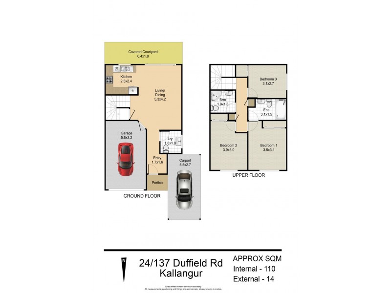 24/137 Duffield Road, Kallangur QLD 4503 Floorplan