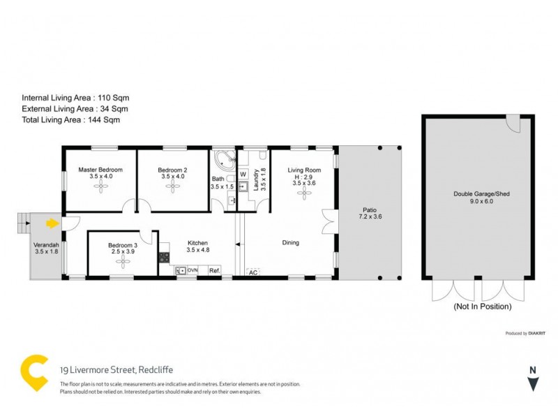 19 Livermore Street, Redcliffe QLD 4020 Floorplan
