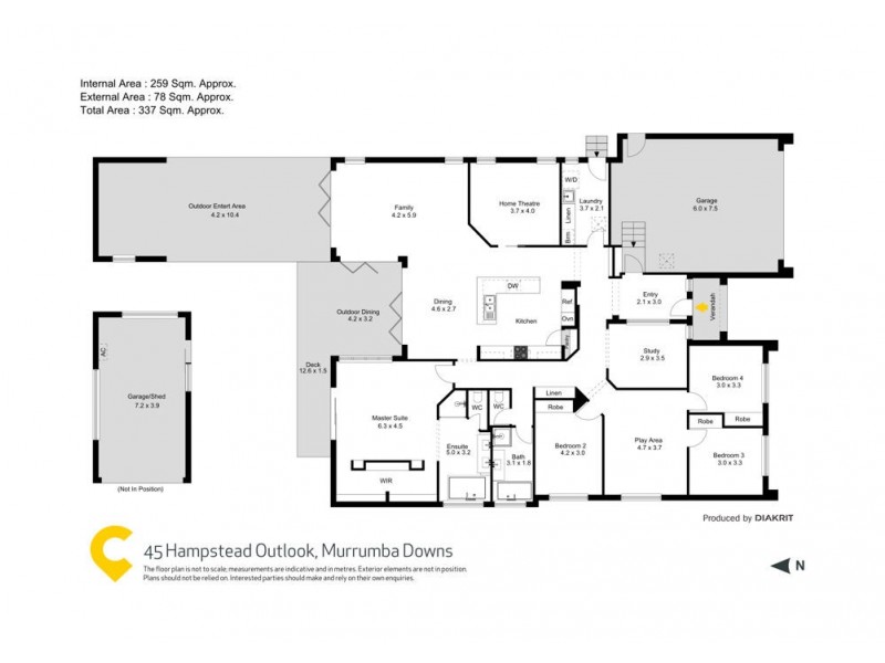 45 Hampstead Outlook, Murrumba Downs QLD 4503 Floorplan