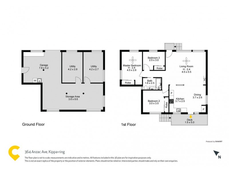 364 Anzac Avenue, Kippa-ring QLD 4021 Floorplan