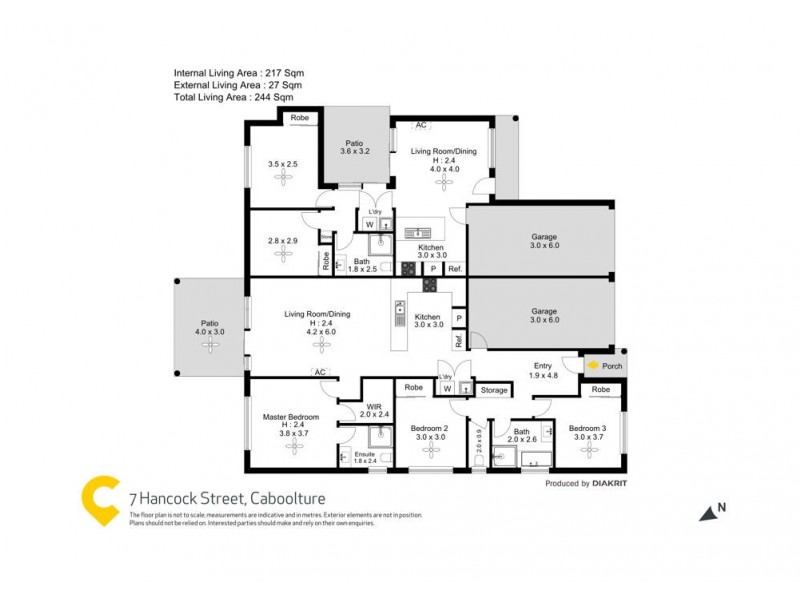 7 Hancock Street, Caboolture QLD 4510 Floorplan