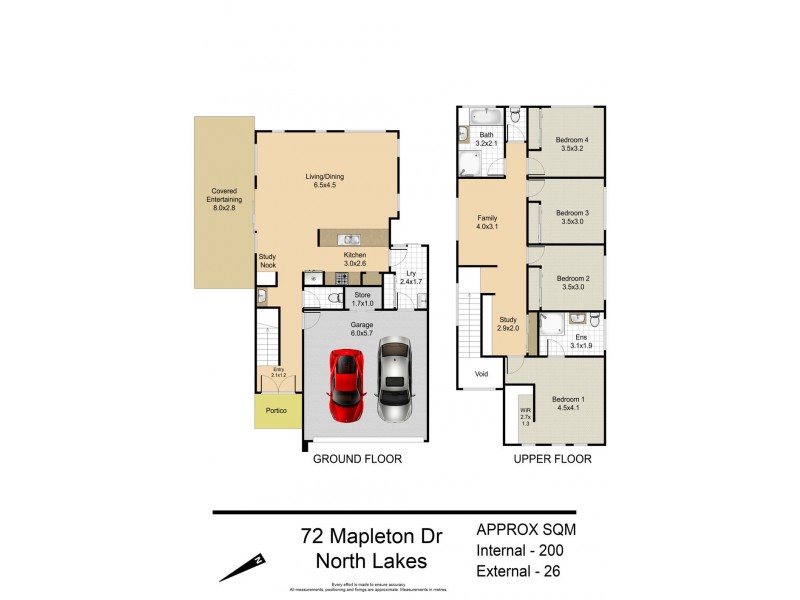 72 Mapleton Drive, North Lakes QLD 4509 Floorplan
