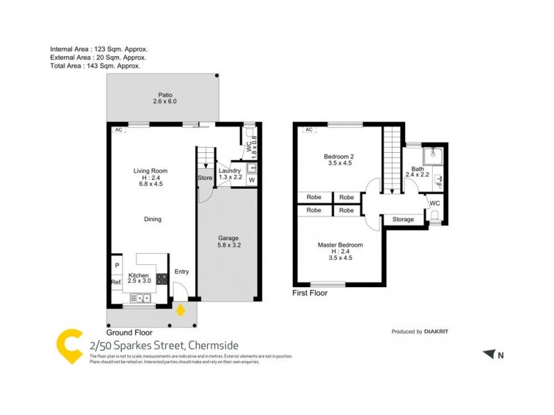 2/50 Sparkes St, Chermside QLD 4032 Floorplan