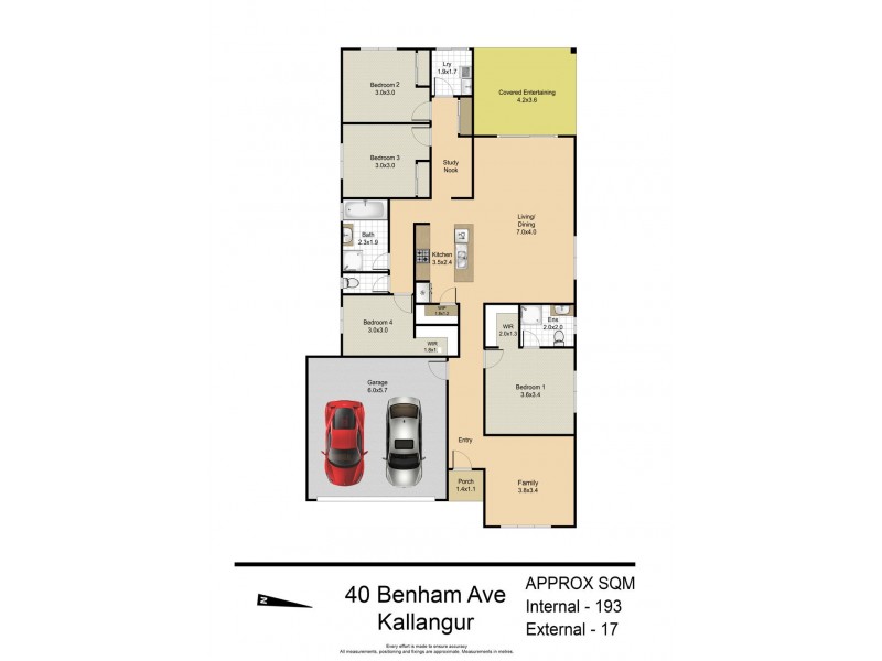 40 Benham Ave, Kallangur QLD 4503 Floorplan