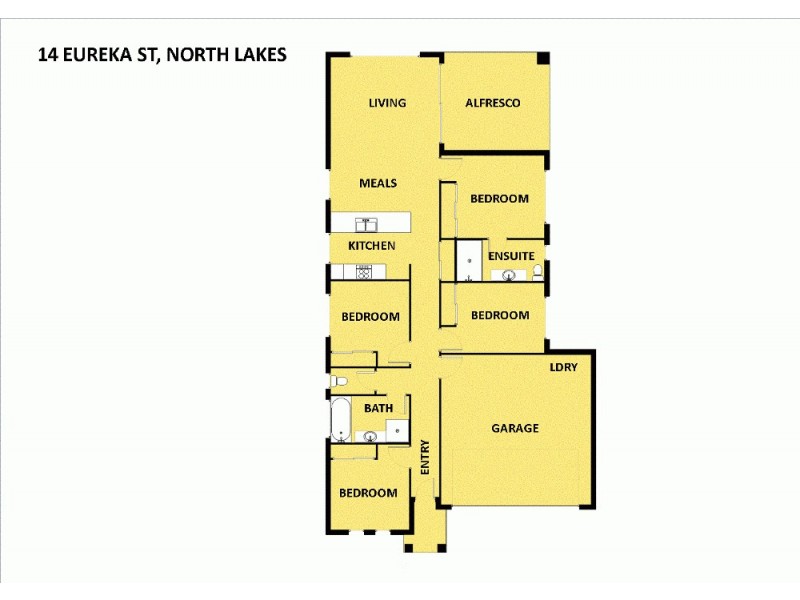 14 Eureka Street, North Lakes QLD 4509 Floorplan