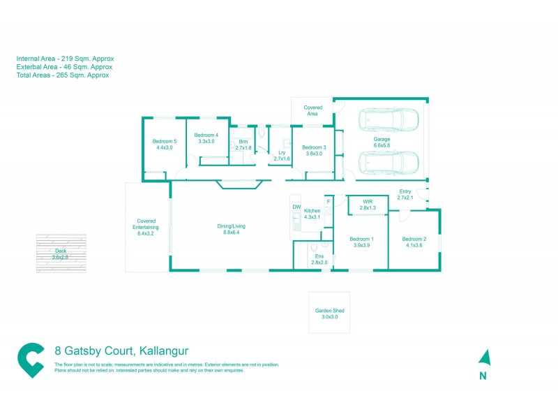 8 Gatsby Court, Kallangur QLD 4503 Floorplan