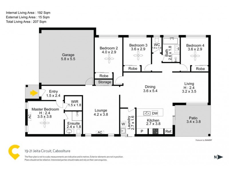 19-21 Jeita Circuit, Caboolture QLD 4510 Floorplan