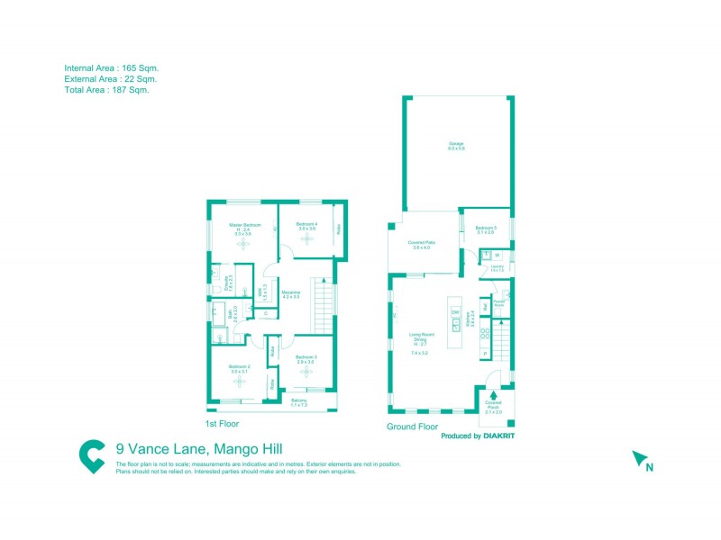 9 Vance Lane, Mango Hill QLD 4509 Floorplan