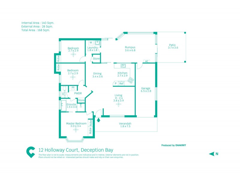 12 Holloway Court, Deception Bay QLD 4508 Floorplan