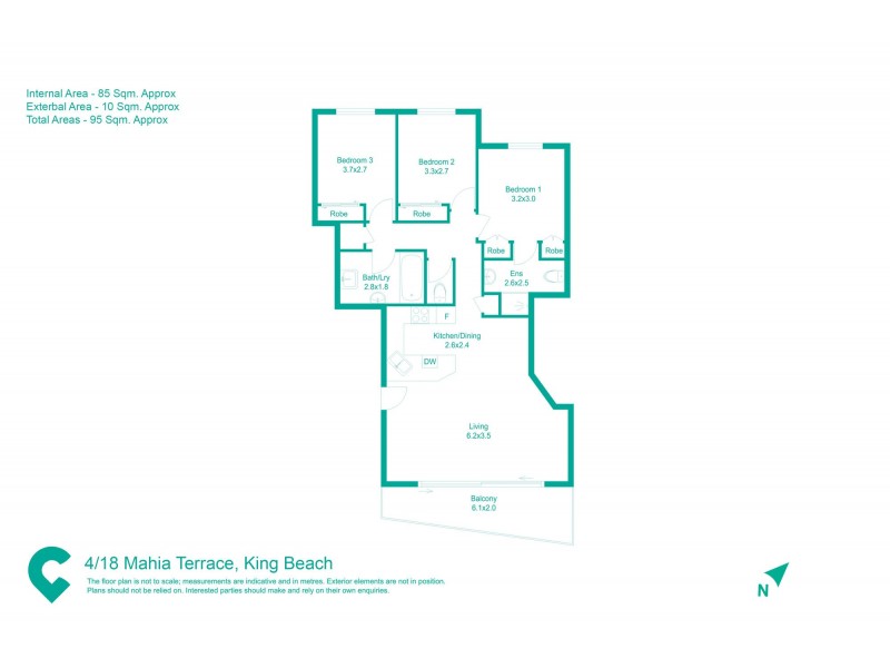 4/18 Mahia Terrace, Kings Beach QLD 4551 Floorplan