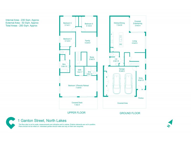 1 Ganton Street, North Lakes QLD 4509 Floorplan