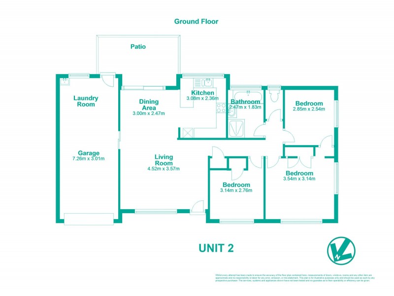 1&2/5 Dowling Court, Caboolture QLD 4510 Floorplan
