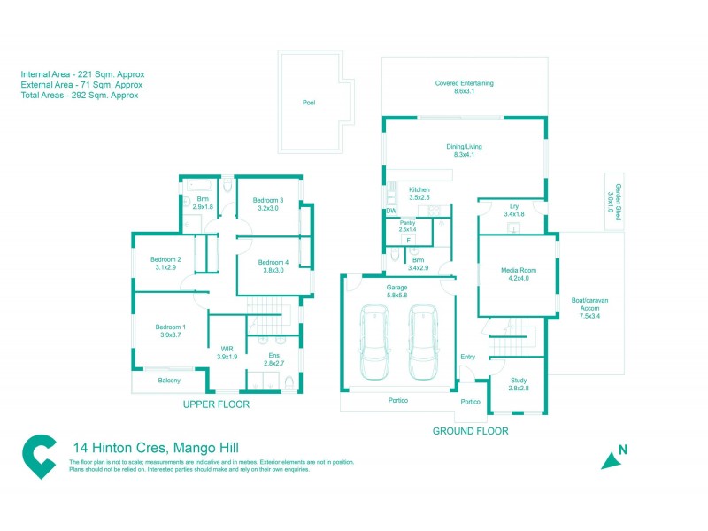 14 Hinton Crescent, Mango Hill QLD 4509 Floorplan