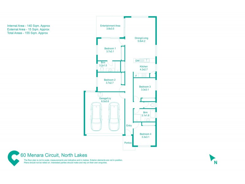 60 Menara Circuit, North Lakes QLD 4509 Floorplan