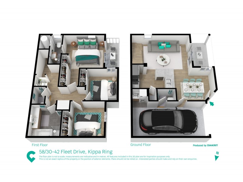 58/30-42 Fleet Drive, Kippa-ring QLD 4021 Floorplan