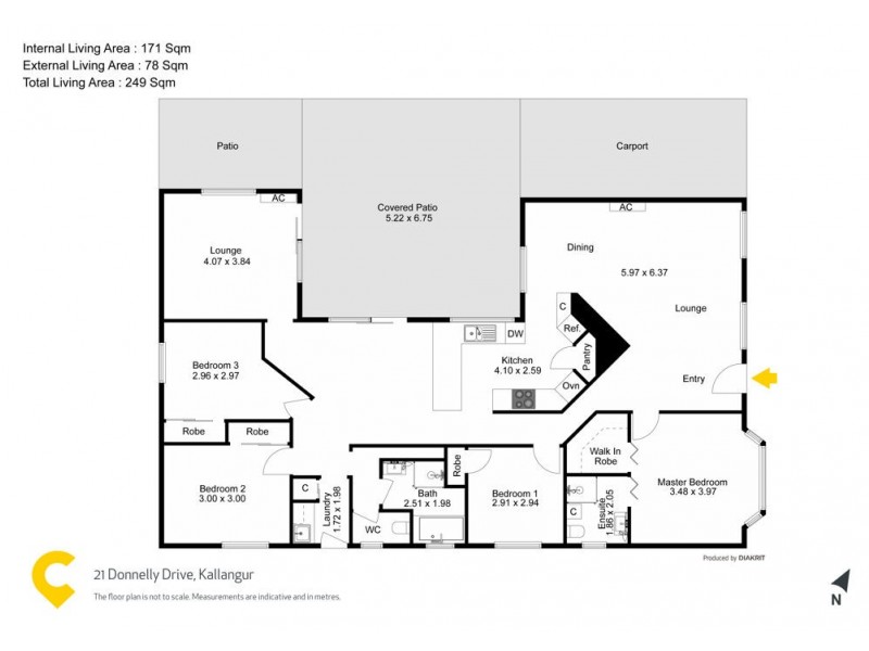 21 Donnelly Drive, Kallangur QLD 4503 Floorplan